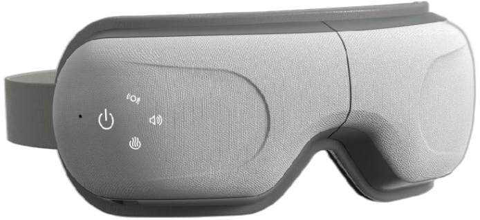 Kaisum KS-3709B eye massager in a cloth-wrapped finish